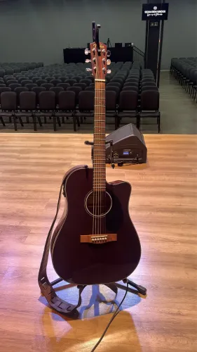 Violão fender CD-60SCE ALL MAHOGANY