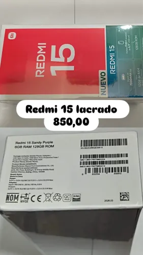 Smartphone redmi 15