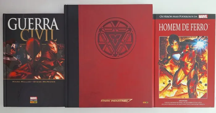 Lote Homem de Ferro: Protocolos do Homem de Ferro + Guerra Civil + Homem de Ferro vol.5