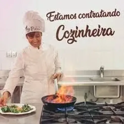 Vaga para cozinheira