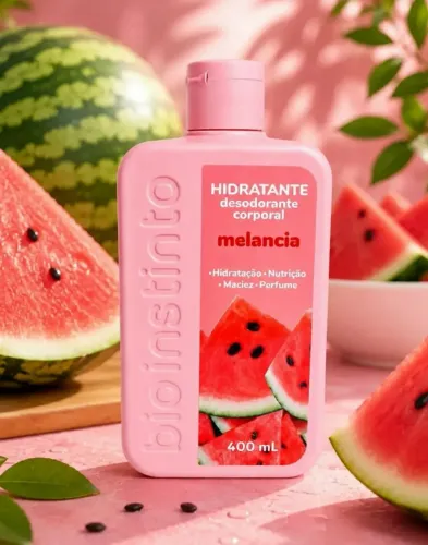 Chegou em Sapé! Hidratante Vanilla e Melancia 400ml