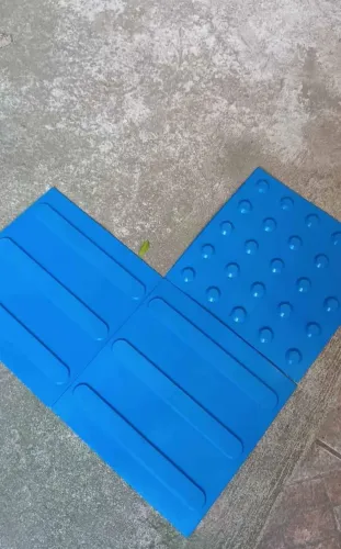 90 peças Piso Tátil para deficiente visual azul