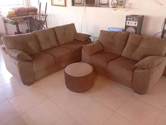 conjunto de sofá 3 e 2 lugares
