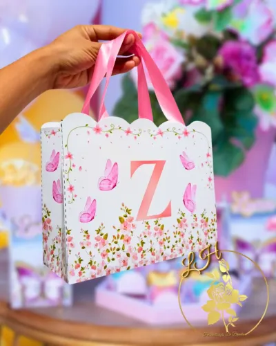 20 Sacolas Personalizadas (Aniversário) Jardim