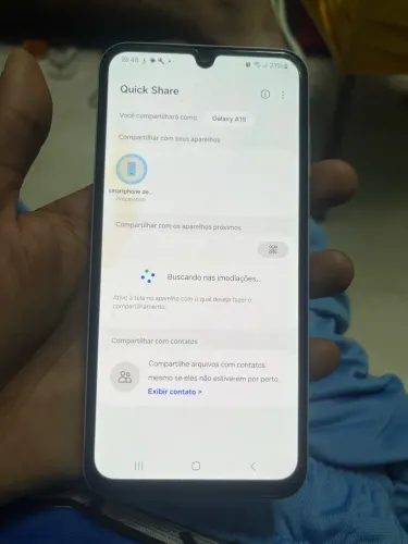 Samsung Galaxy A15, 400 pra vender hoje, vindo buscar 