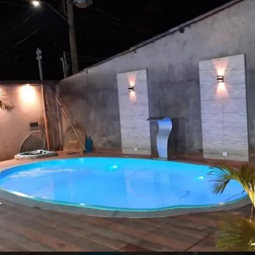 Piscina de fibra 6 metros linha crystal 6..
