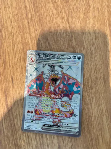 charizard Ex obsidiana em chamas original