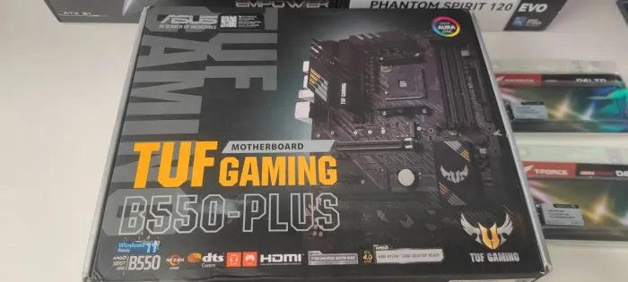 Placa-mãe Asus Tuf B550-plus +Fonte Mack 1 850 e Platinum