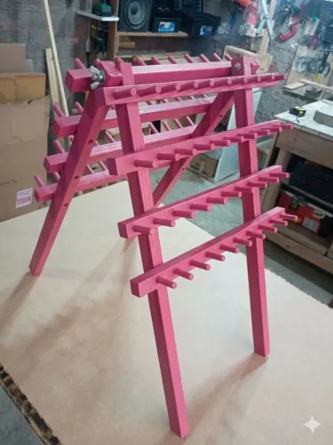 Separador de mechas  de mesa ou carrinho auxiliar.