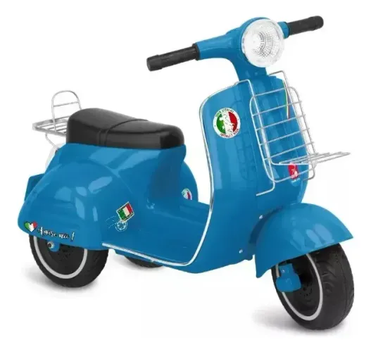 Lambreta Elétrica Bandeirante Itália 6v Azul 2898