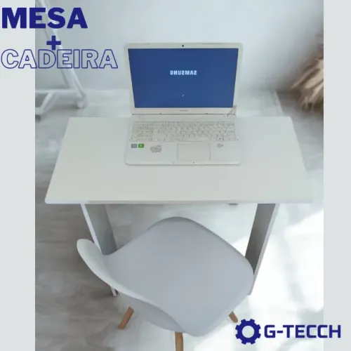 Escrivaninha + Cadeira Kit NOVO Multiuso para Escritório para Notebook Estudo Computador
