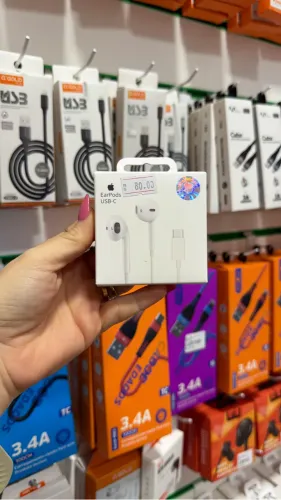 Fone de ouvido para iPhone tipo C de alta qualidade 