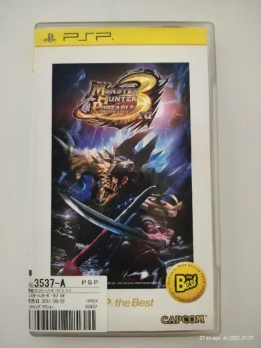 Jogo Monster Hunter Portable 3rd PSP Original JAP