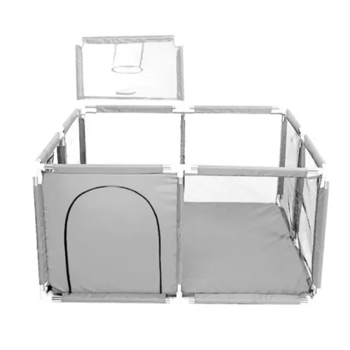 Cercadinho playground com cesta de basquete