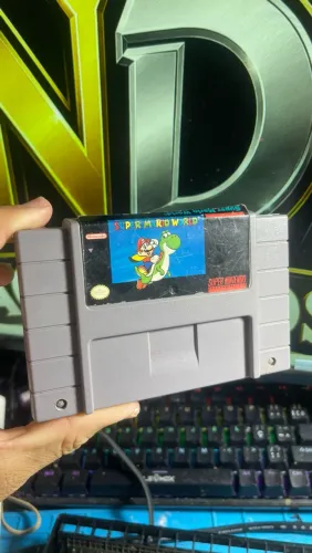 Jogo original super Nintendo SUPER MARIO WORLD