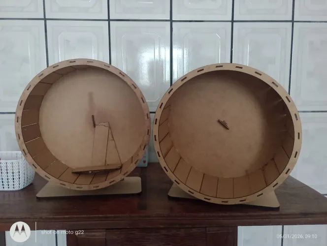 Rodinha 30cm para exercícios hamster