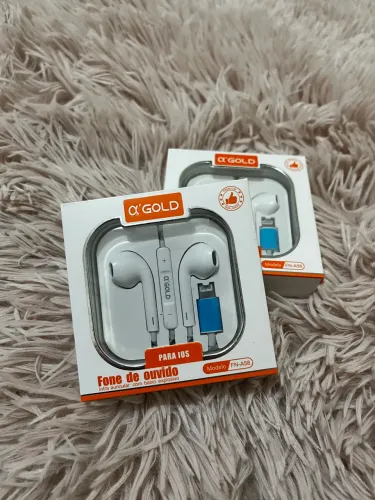 Fone de ouvido iPhone com fio