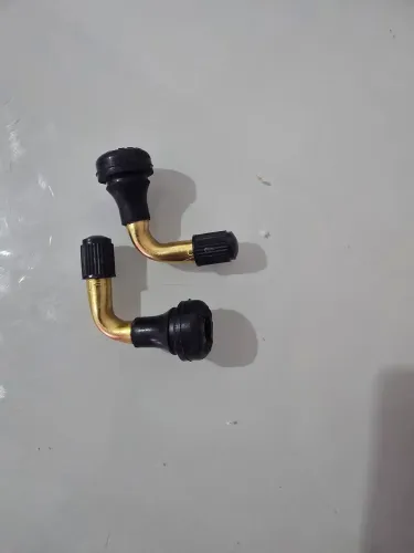 Valvula curva de pneu sem câmara para scooter angular 90 graus trava pequena 
