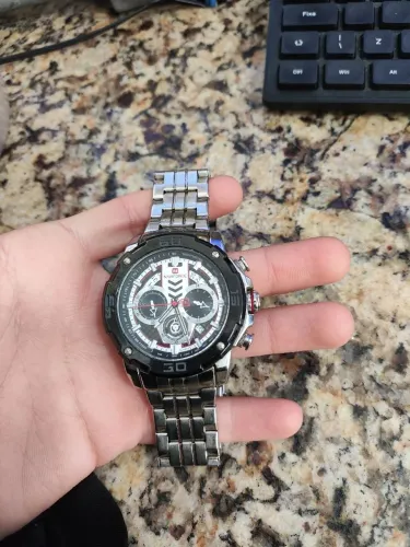 Relógio Masculino Naviforce NF9175 Original - Aço Inoxidável