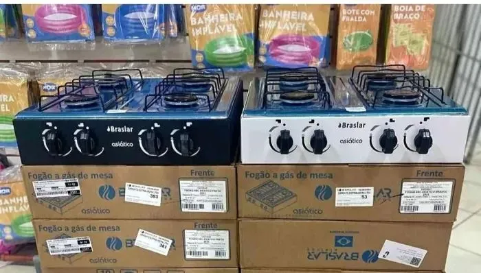 Fogão Para Bancadas Com 4 Queimadores