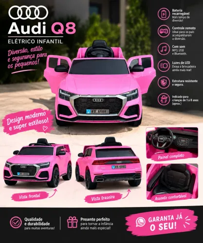 Carro infantil Q8 elétrico 