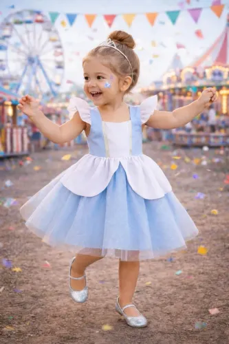 Vestido inspirado na Cinderela 