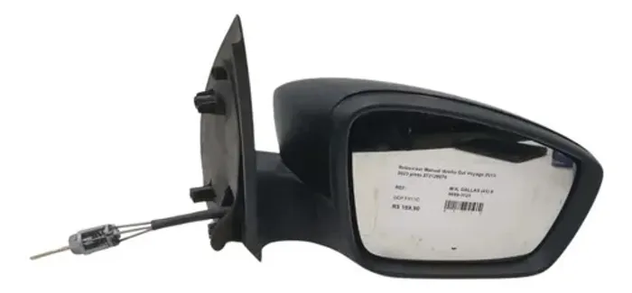 Retrovisor Manual Direito Gol Voyage 2013 2023 Preto 272126076