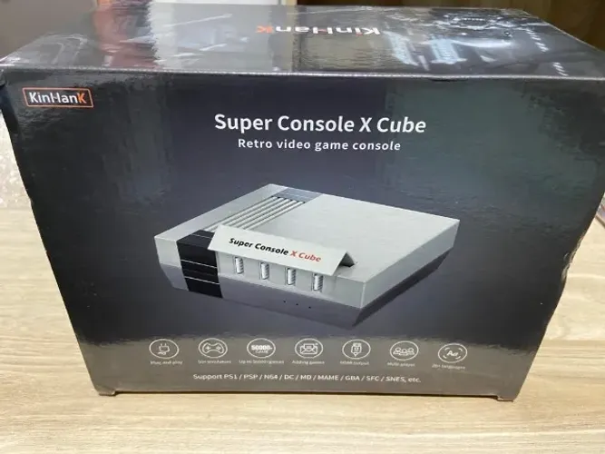 Console Retrô Super Console X Cube 117.000 Jogos - Pronto para Jogar - Pronta Entrega