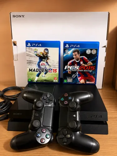 Ps4 500 Gb 2 Controles 2 Jogos