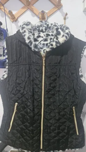 Colete feminino dupla face (dois lados)