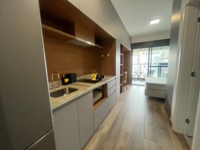 Studio 1 quarto, 1 banheiro, 25m² no Jardim das Acácias. Reserve já!
