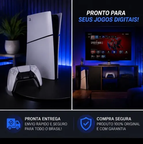 PS5 Slim Novo Lacrado - Original