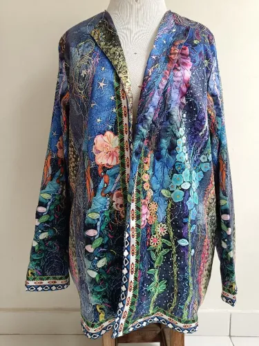 Casaco indiano vintage Tam. 4XL