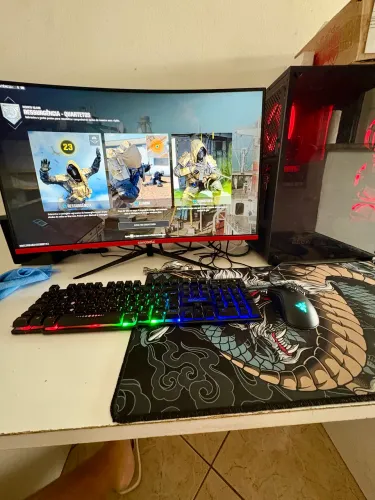 Monitor game full HD curvo Concórdia 27 polegadas Full HDMI,
