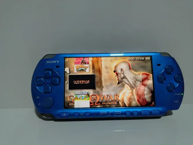Psp Azul Metálico Desbloqueado