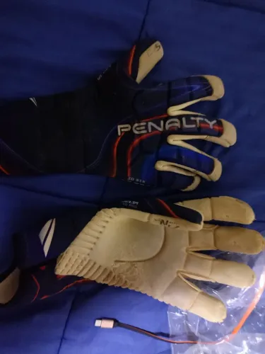 Penalty delta 3d luvas tamanho 11 goleiro pro usadas