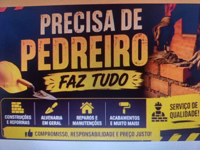 Vaga para Pedreiro