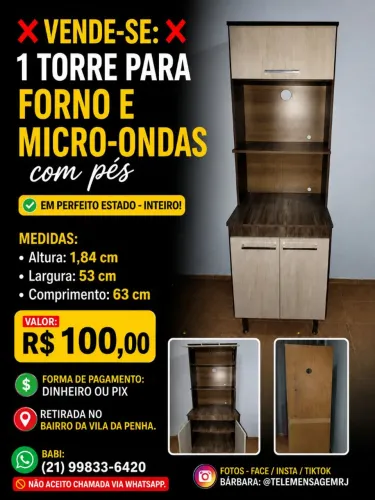 Vende-se armário pra cozinha ou área. Leia.
