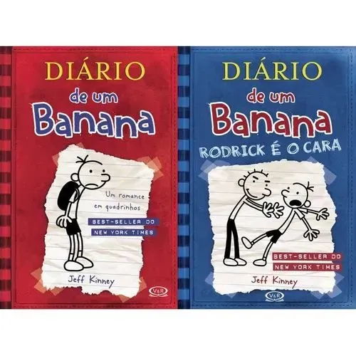 Vende-se coleção de diário de um banana volume 1 e 2 livro capa dura 