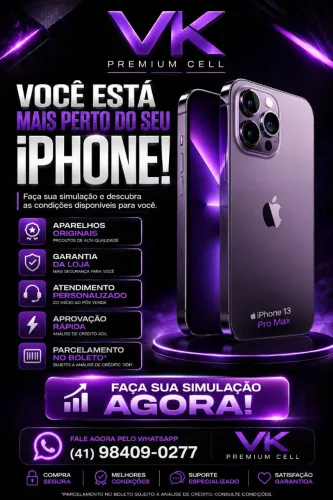 CELULARES NO BOLETO/ APPLE E ANDROID