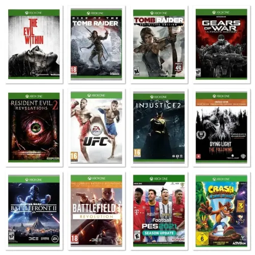 Jogos xbox one físicos semi-novos
