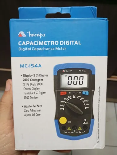 Capacímetro digital minipa 