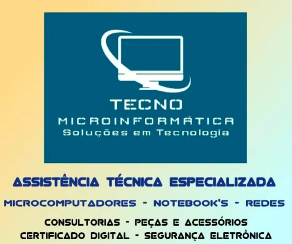 ASSISTÊNCIA TÉCNICA ESPECIALIZADA EM MICROCOMPUTADOR - NOTEBOOK - REDES