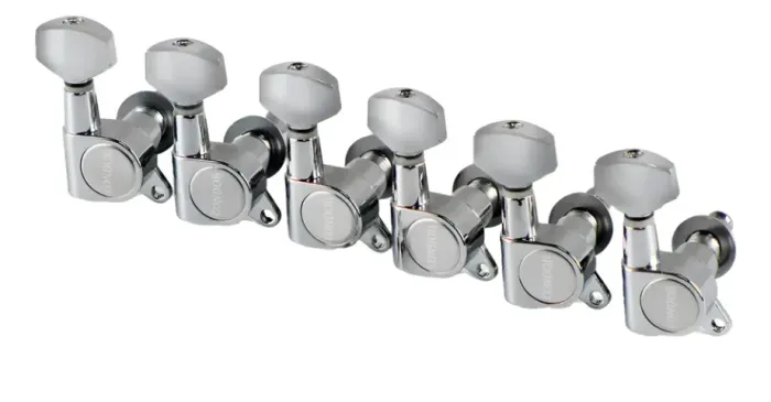 Tarraxas Para Guitarra 6r Condor Botão Cromado Fosco 6 Linha