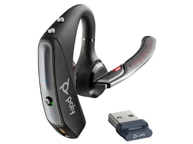 HEADSET BLUETOOTH VOYAGER 5200 UC + DONGLE BT700 (SEMINOVO)