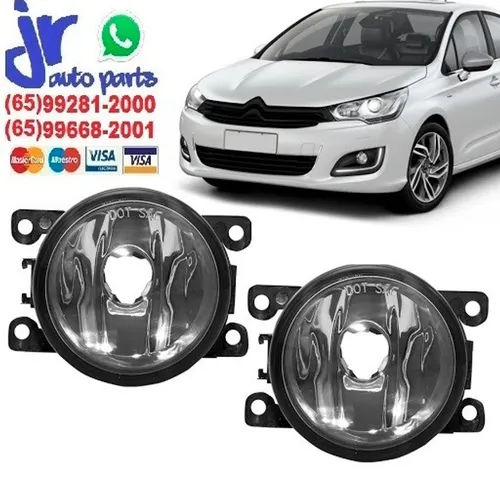 Par Farol De Milha Auxiliar Citroën C4 Lounge 2013 2014 (Reposição)