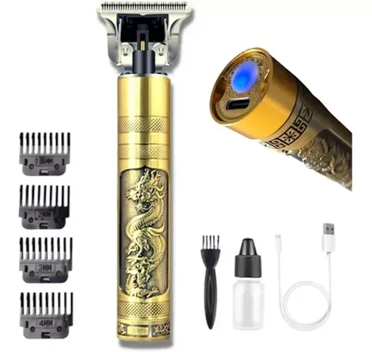 Cortador e aparador de cabelo e barba, profissional, dragão e fênix