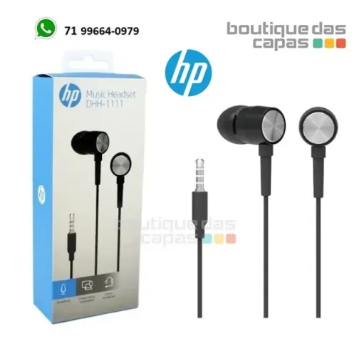 Fone De Ouvido HP dhh-1111 Conexão P2 Intra Auricular para celular iphone samsung xiaomi