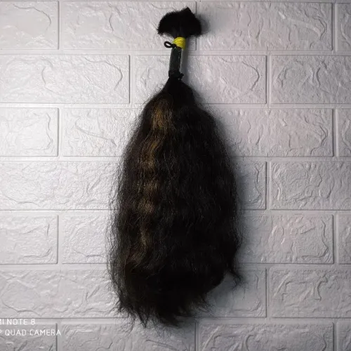 Cabelo Humano 45cm 62g 6,50 Castanho Medio, Ondulado Regional
