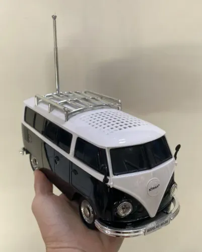 Caixa Som Kombi Sd Pen Drive Mp3 Rádio Digital Fm Usb Loja Coimbra Computadores